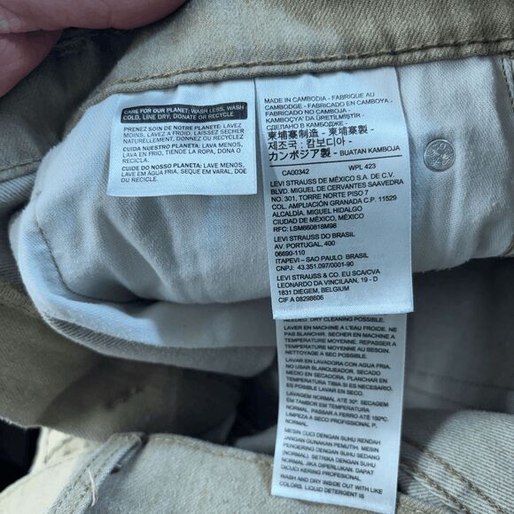 Levi's Men's Tan 511 Jean Shorts - Picture 12 of 14